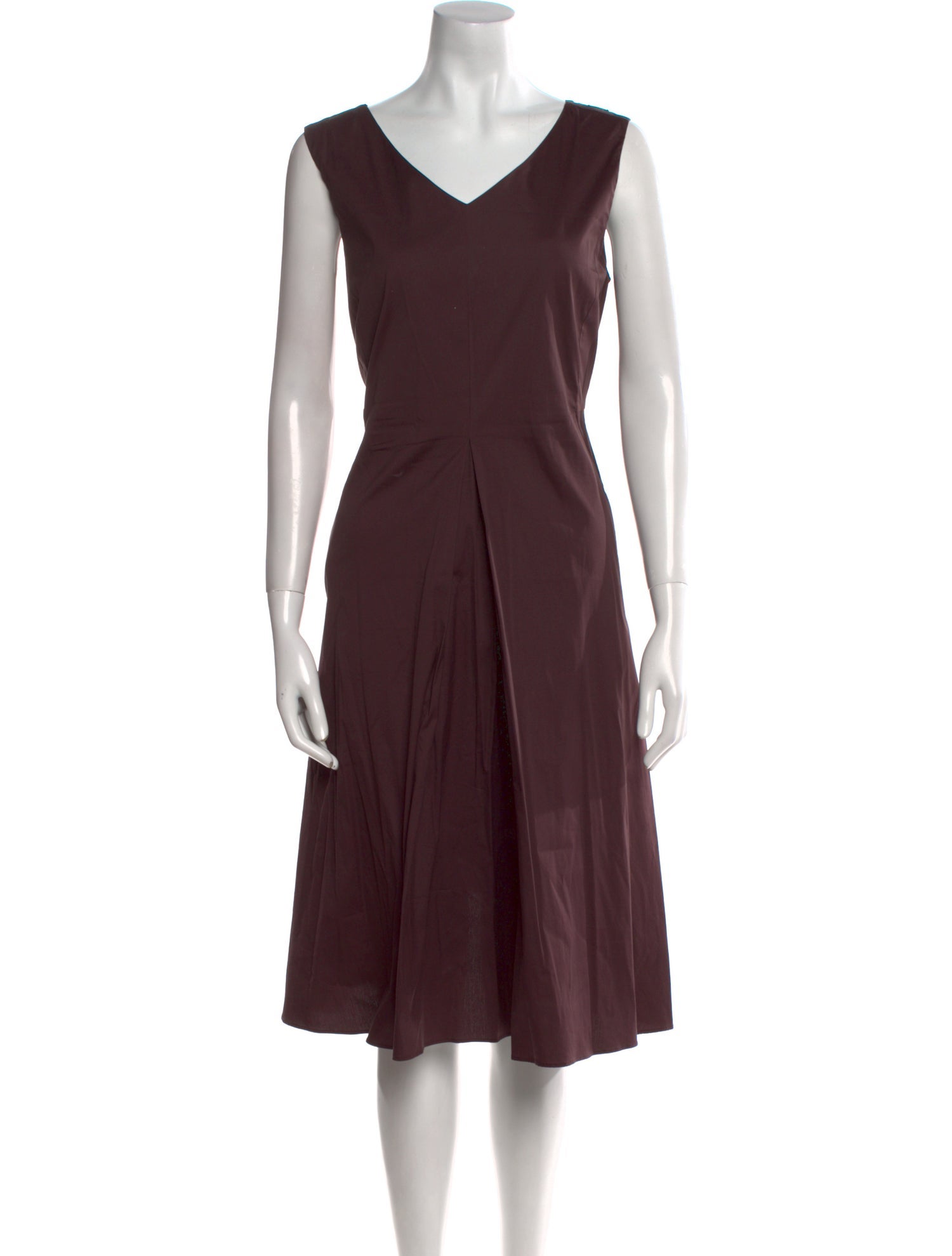 'S Max Mara V-Neck Midi Length Dress