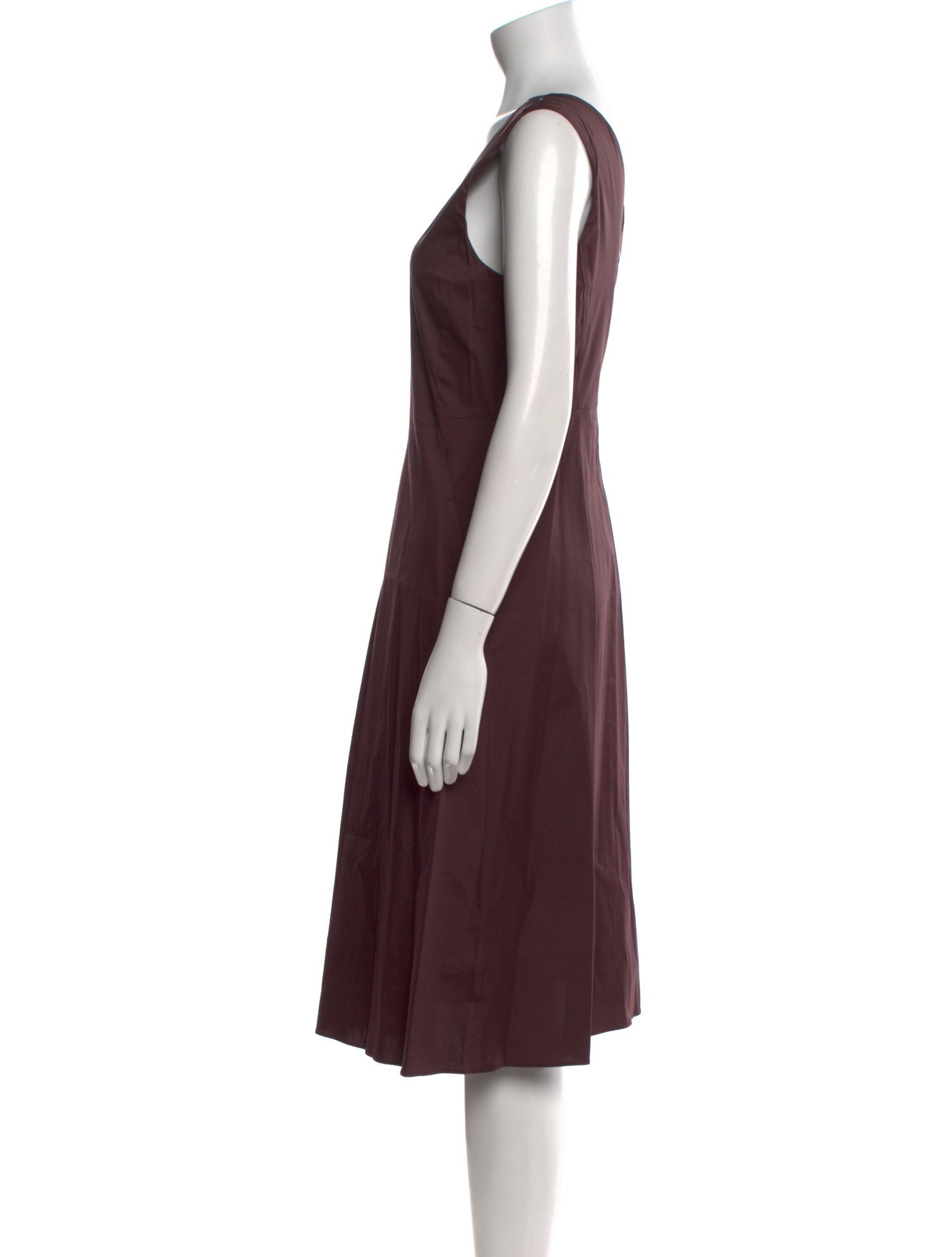 'S Max Mara V-Neck Midi Length Dress
