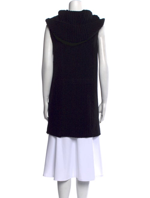 'S Max Mara Virgin Wool Open Front Sweater