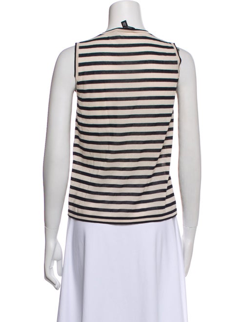 'S Max Mara Striped Crew Neck Top