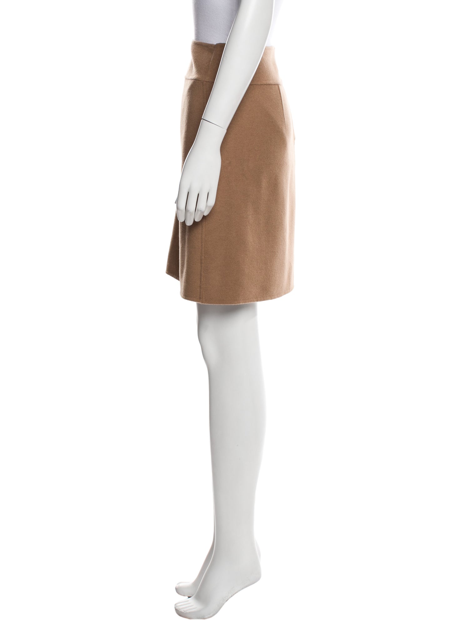 'S Max Mara Virgin Wool Mini Skirt