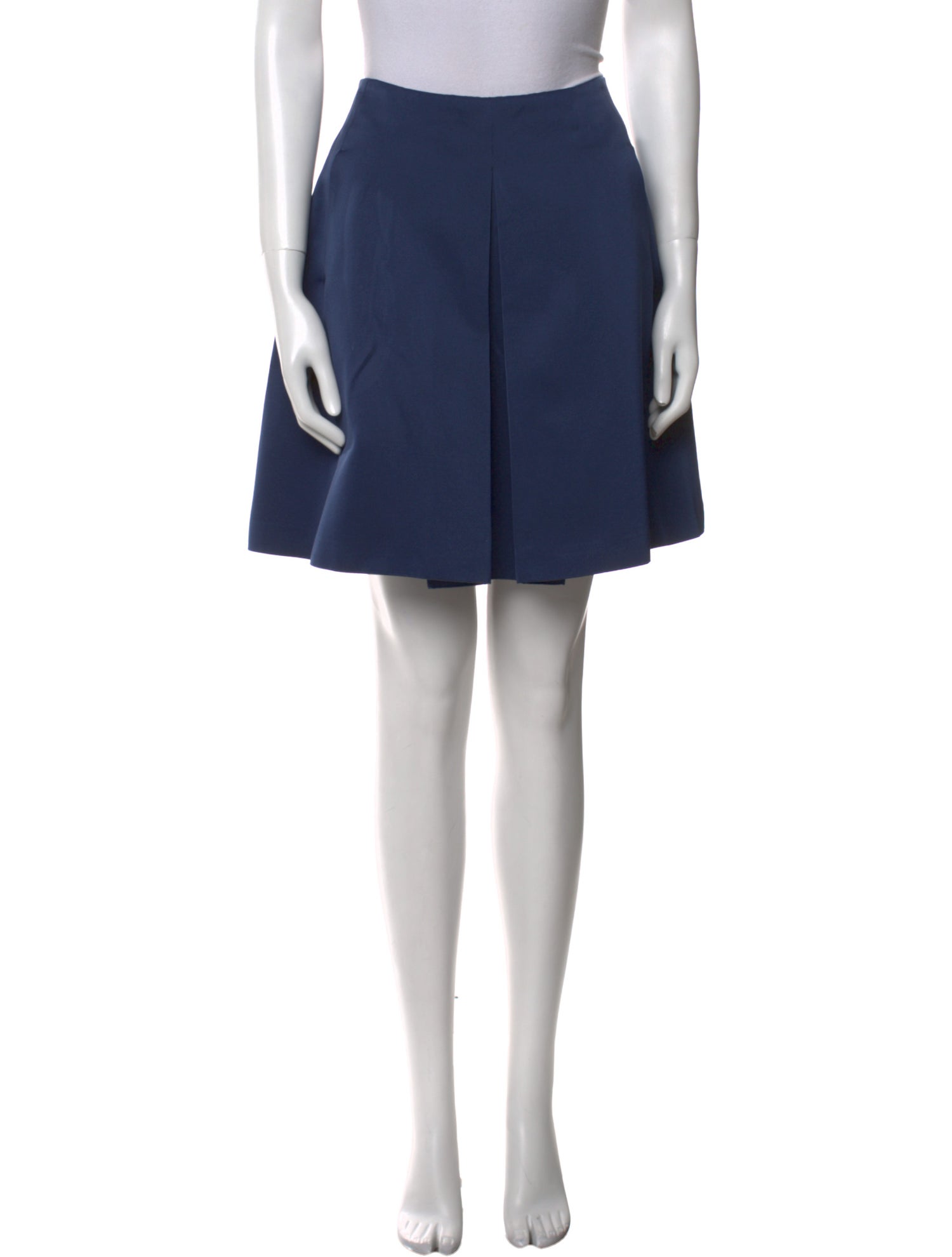 'S Max Mara Pleated Accents Mini Skirt