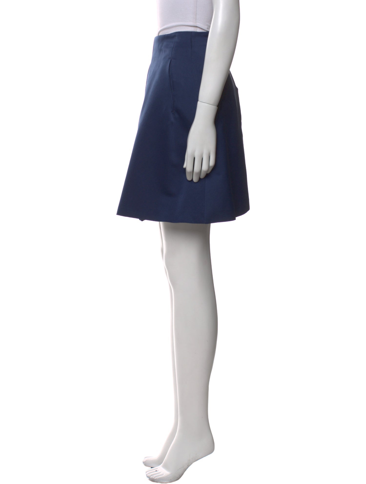 'S Max Mara Pleated Accents Mini Skirt