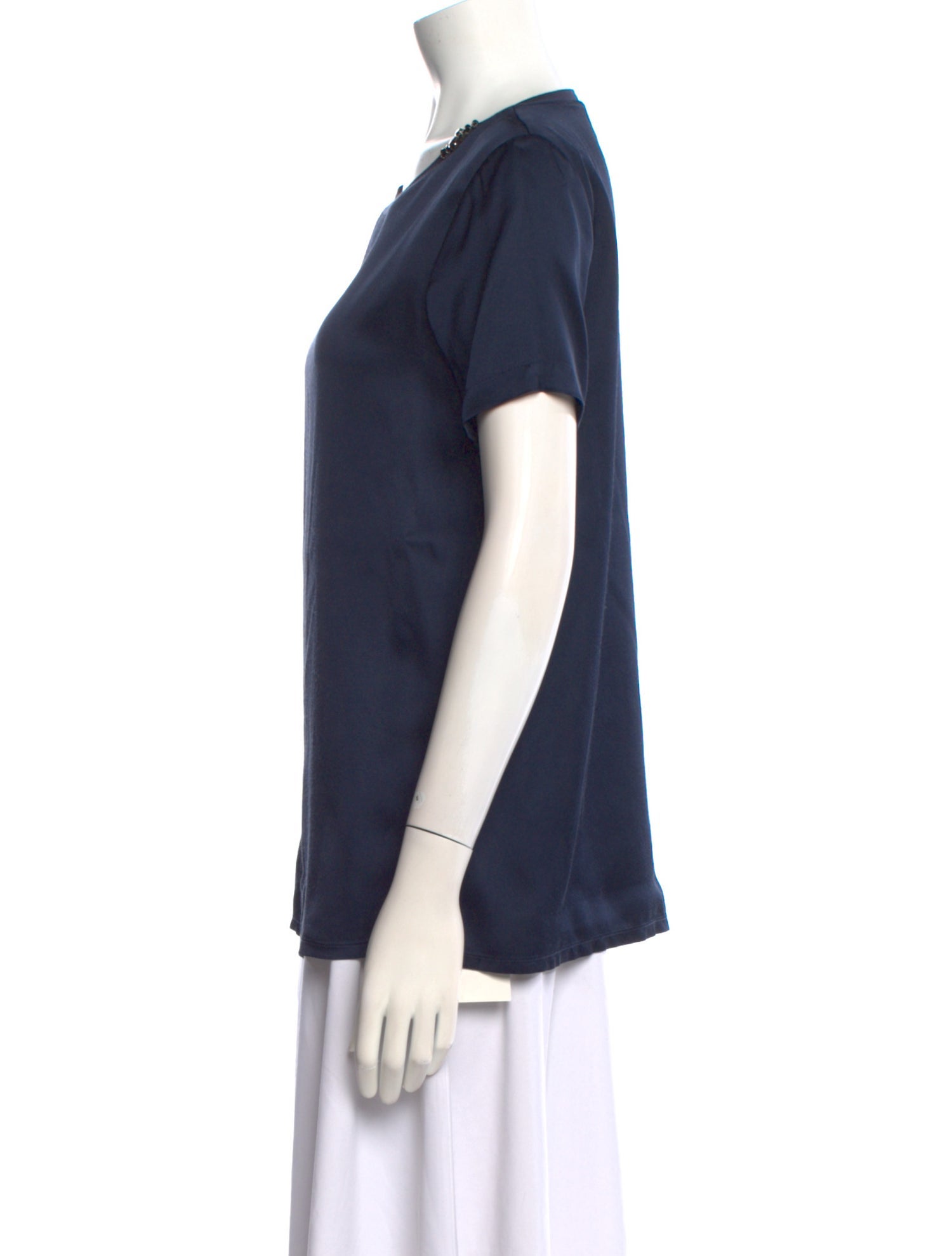 'S Max Mara Scoop Neck Short Sleeve T-Shirt w/ Tags
