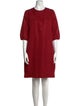 'S Max Mara Crew Neck Knee-Length Dress