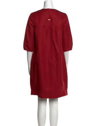 'S Max Mara Crew Neck Knee-Length Dress