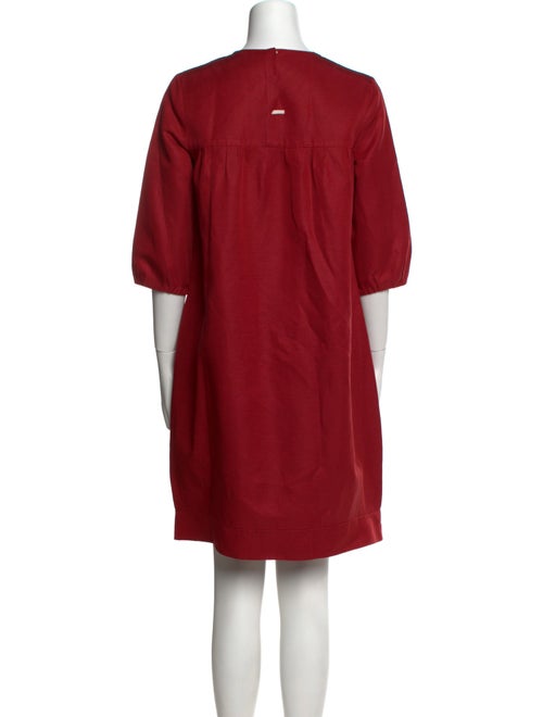 'S Max Mara Crew Neck Knee-Length Dress