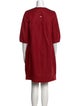 'S Max Mara Crew Neck Knee-Length Dress