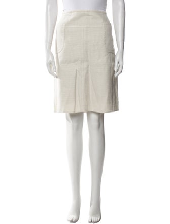 'S Max Mara Linen Knee-Length Skirt
