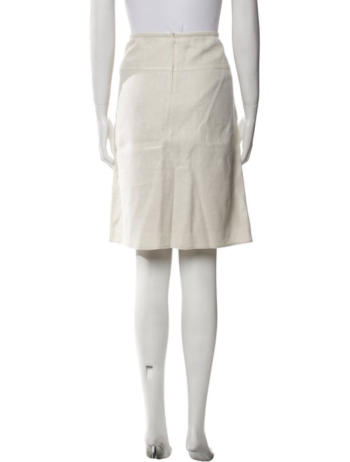 'S Max Mara Linen Knee-Length Skirt