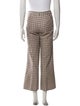 'S Max Mara Plaid Print Wide Leg Pants