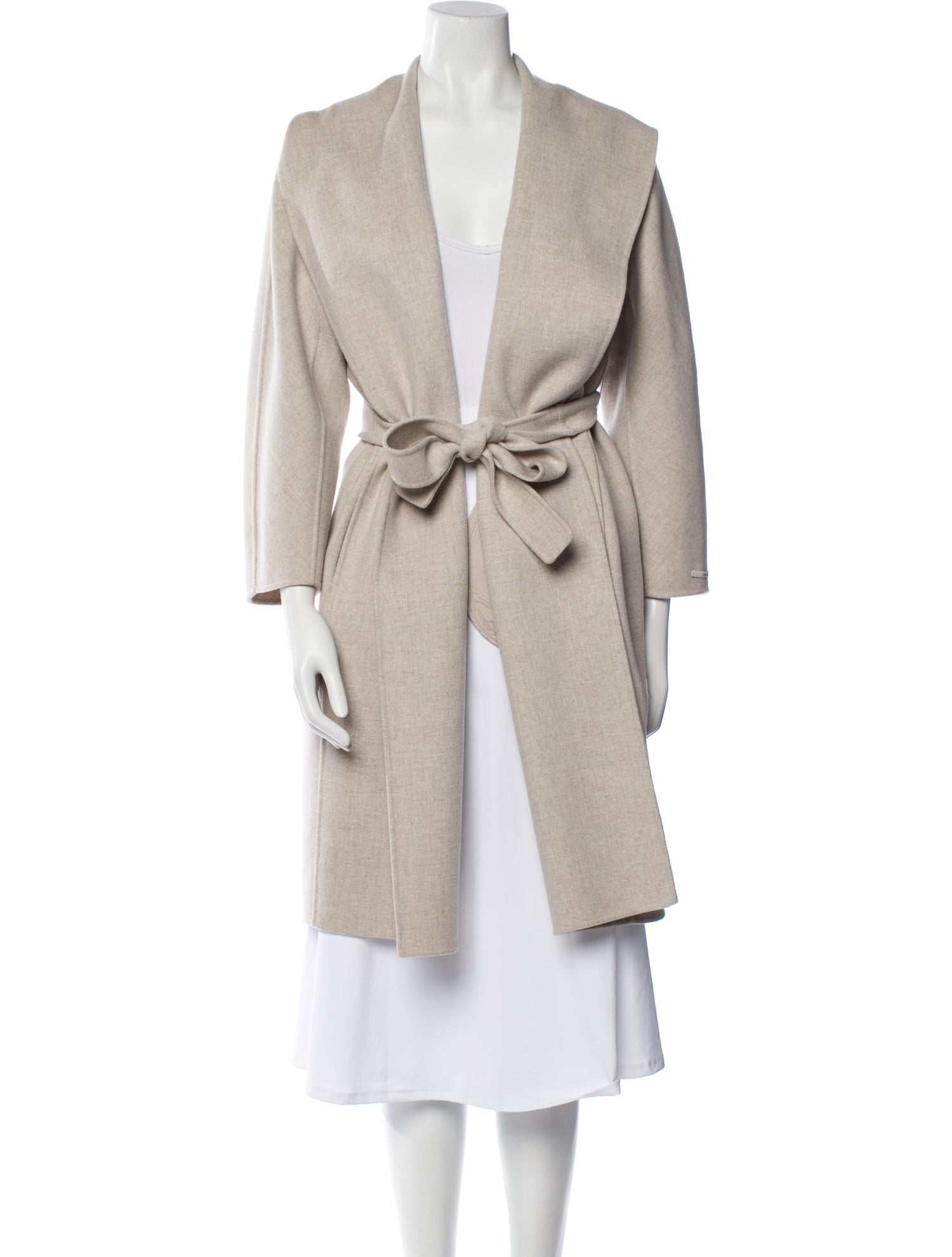 'S Max Mara Virgin Wool Trench Coat
