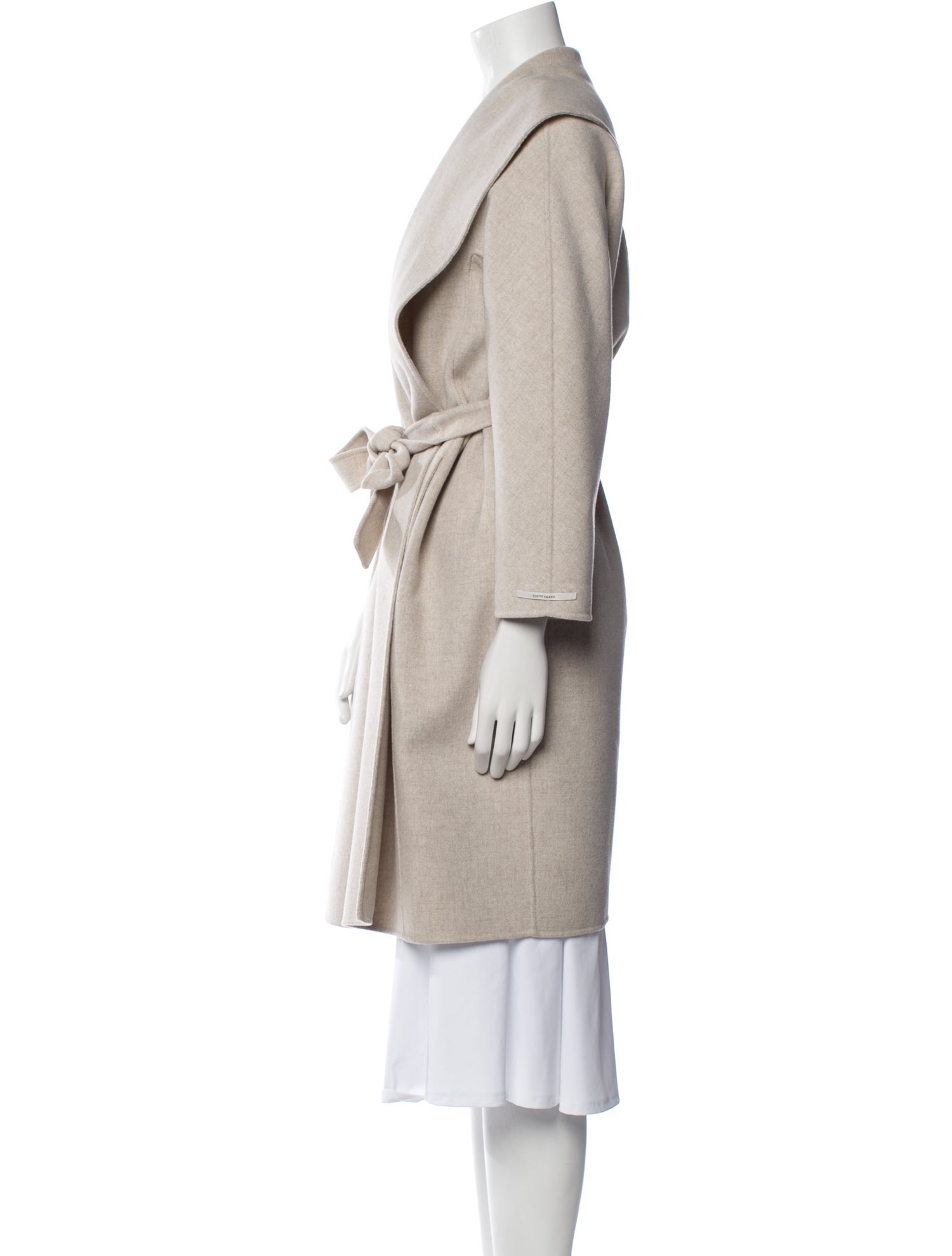 'S Max Mara Virgin Wool Trench Coat