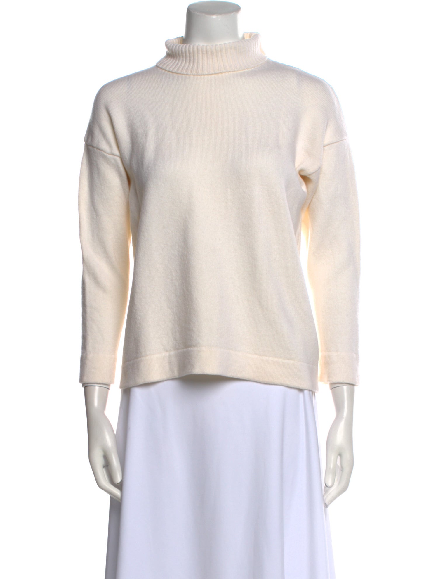 Max Mara Virgin Wool Turtleneck Sweater