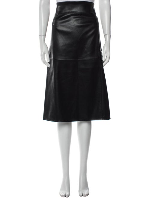 'S Max Mara Grosgrain Trim Knee-Length Skirt