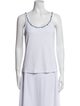 'S Max Mara Scoop Neck Sleeveless Top
