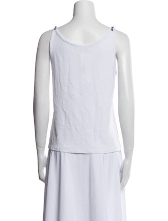 'S Max Mara Scoop Neck Sleeveless Top