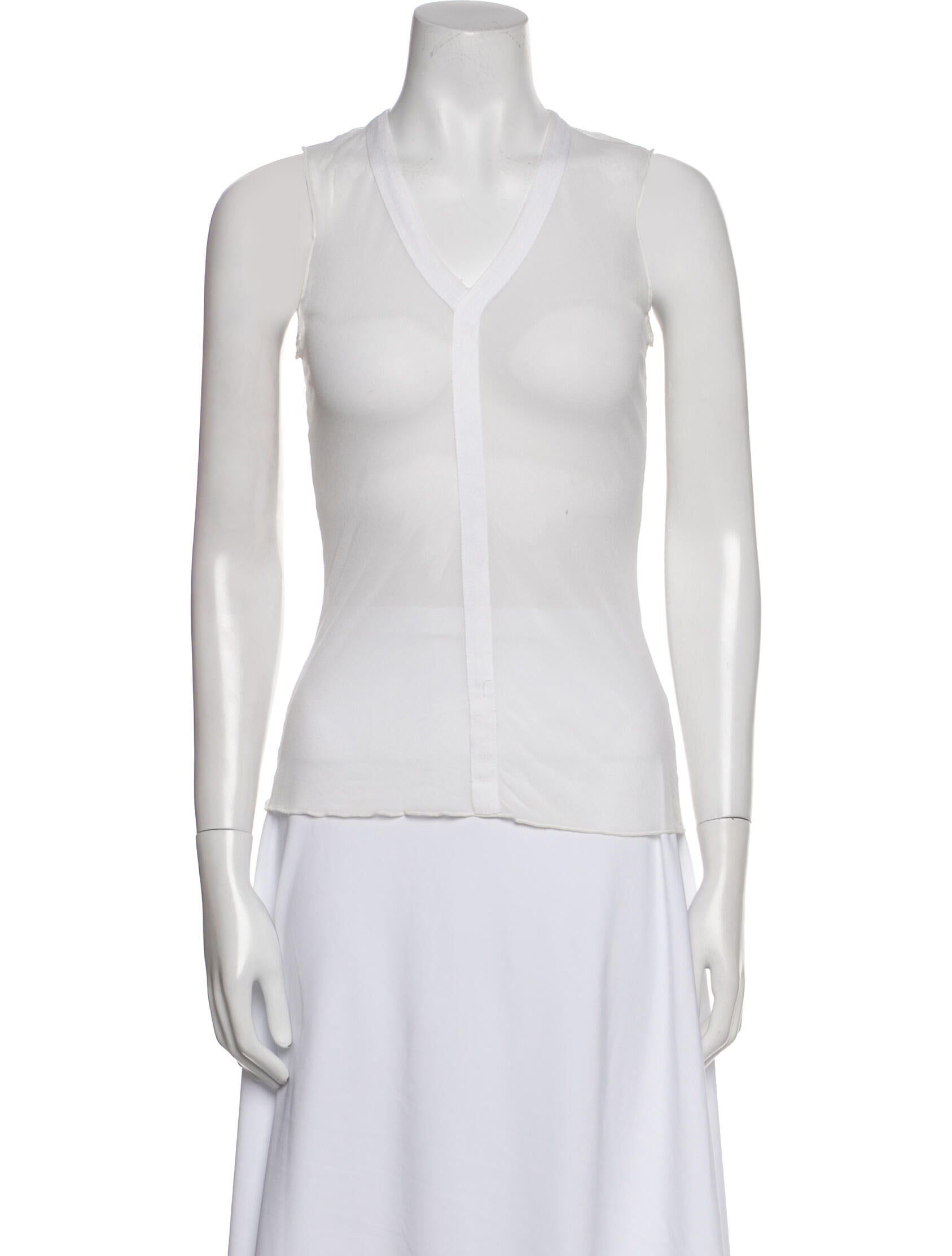 'S Max Mara V-Neck Sleeveless Top