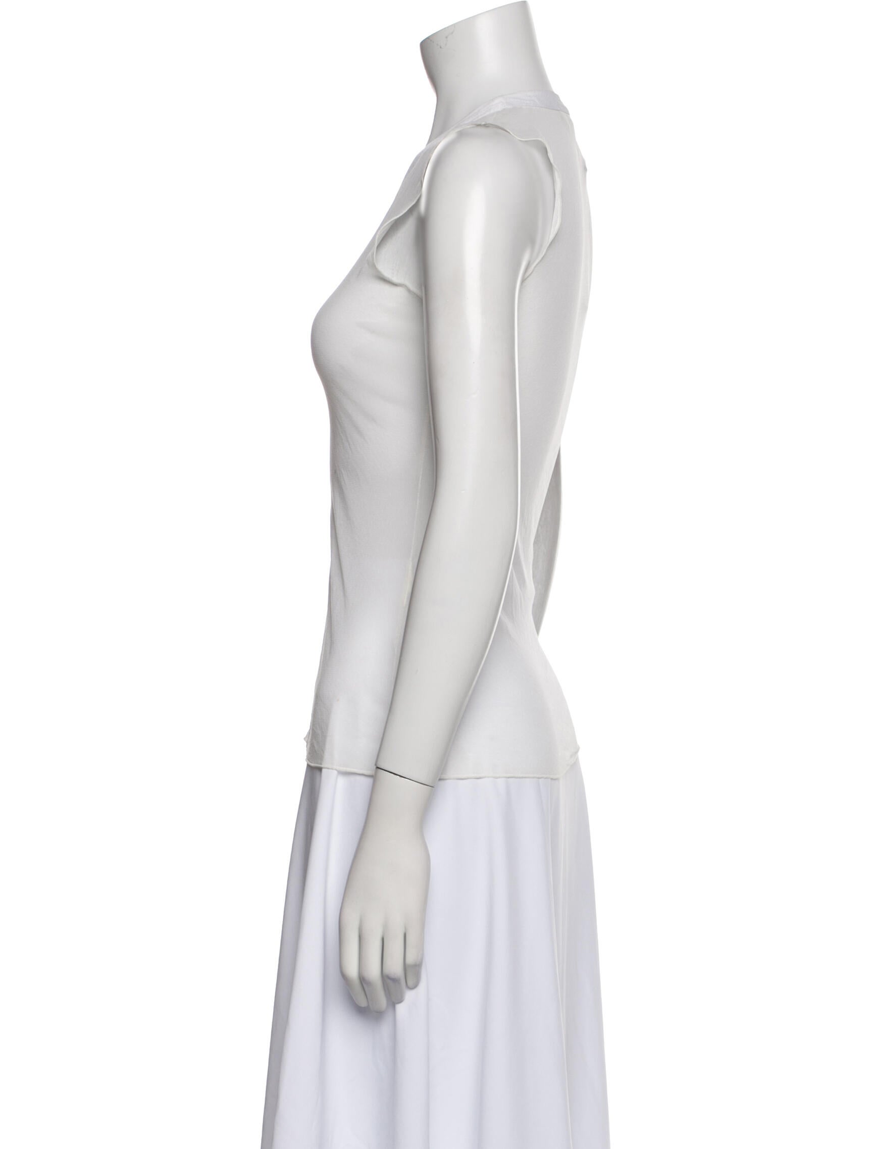 'S Max Mara V-Neck Sleeveless Top