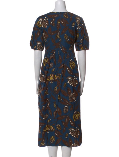 'S Max Mara Printed Midi Length Dress