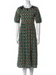 'S Max Mara Printed Long Dress