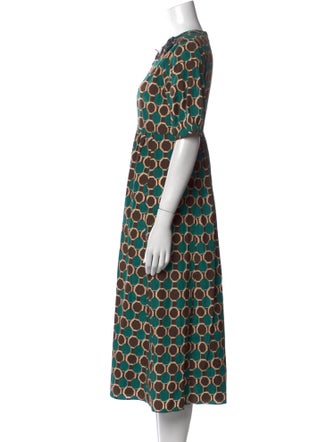 'S Max Mara Printed Long Dress