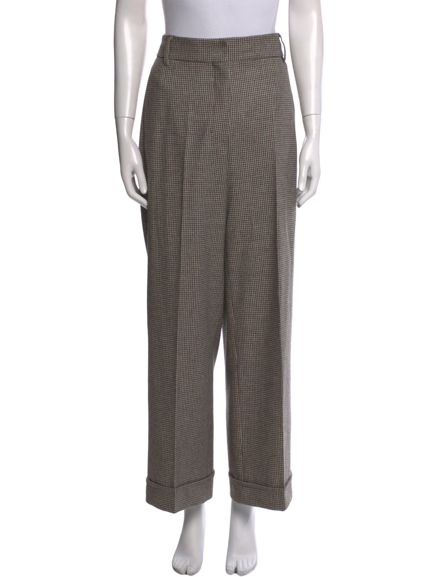 'S Max Mara Virgin Wool Wide Leg Pants
