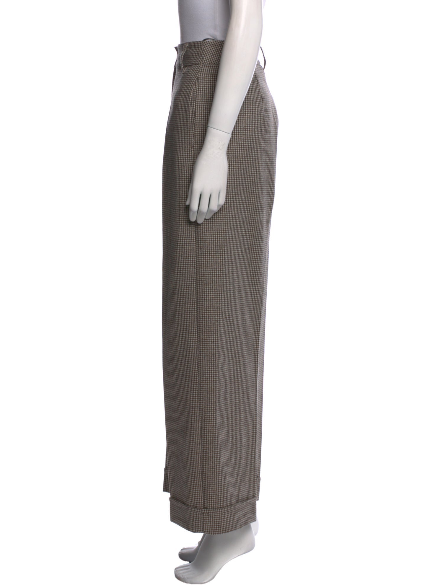 'S Max Mara Virgin Wool Wide Leg Pants