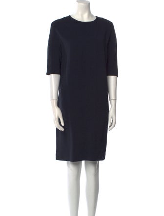 'S Max Mara Crew Neck Mini Dress
