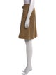 'S Max Mara Leather Knee-Length Skirt