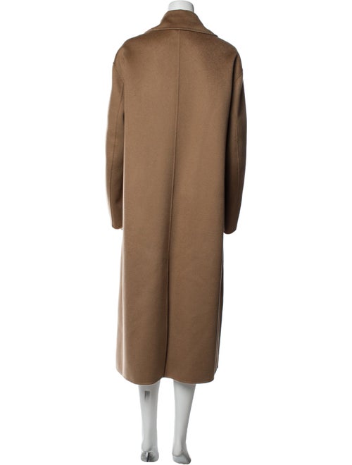 'S Max Mara Virgin Wool Faux Fur Coat