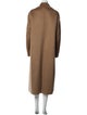 'S Max Mara Virgin Wool Faux Fur Coat