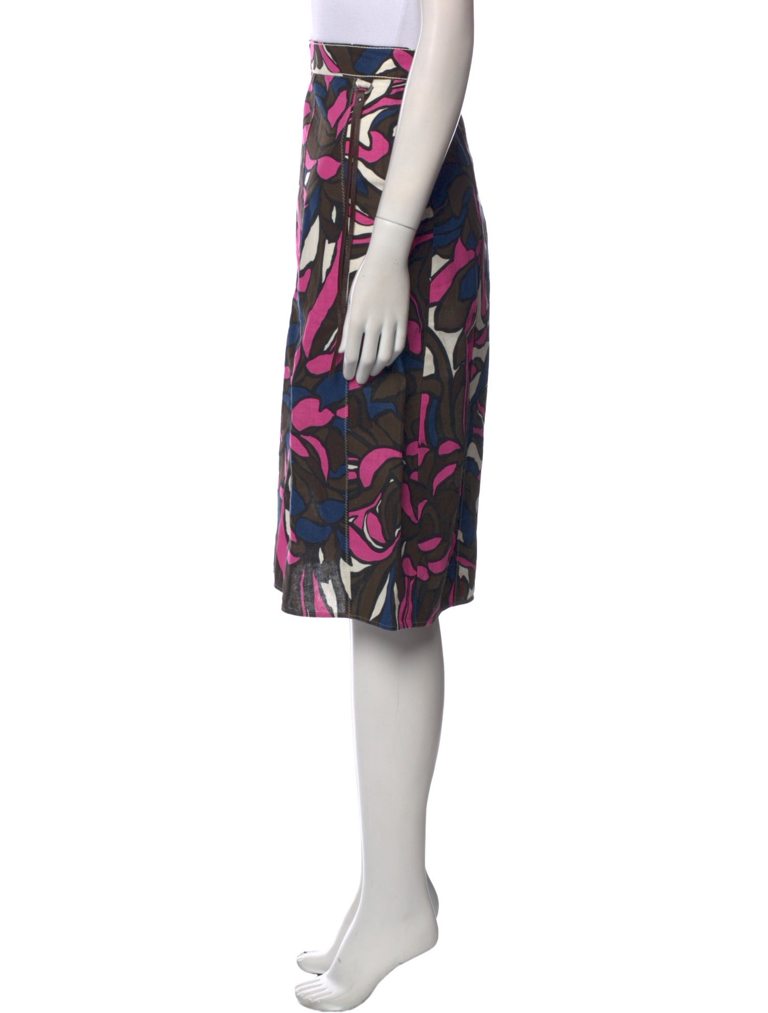 'S Max Mara Printed Knee-Length Skirt w/ Tags