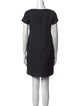 'S Max Mara Bateau Neckline Mini Dress