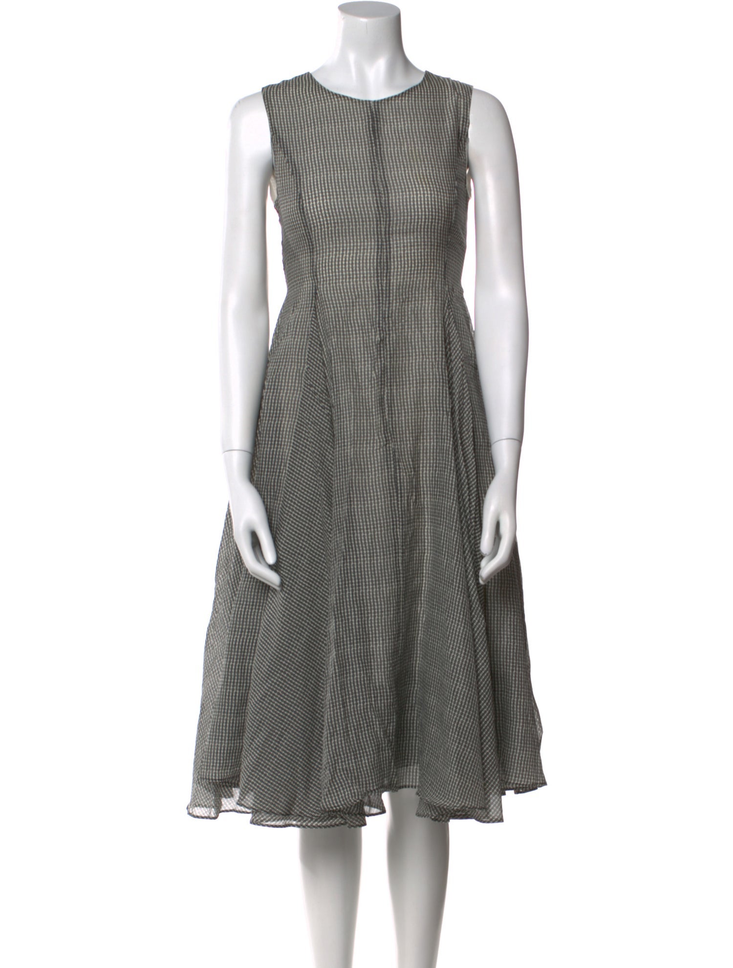 'S Max Mara Floral Print Midi Length Dress