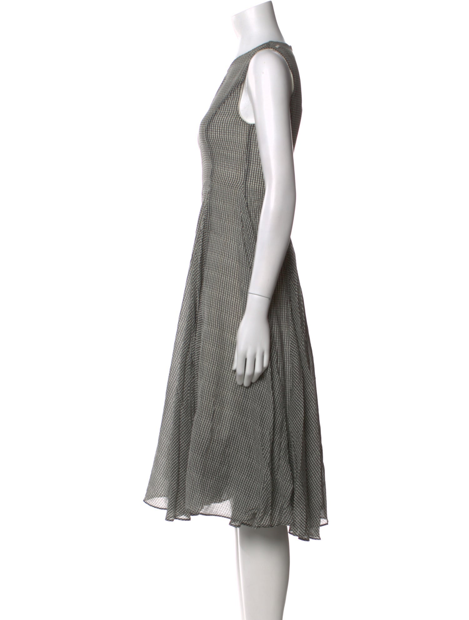 'S Max Mara Floral Print Midi Length Dress