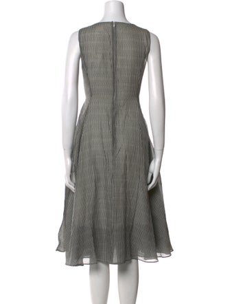 'S Max Mara Floral Print Midi Length Dress