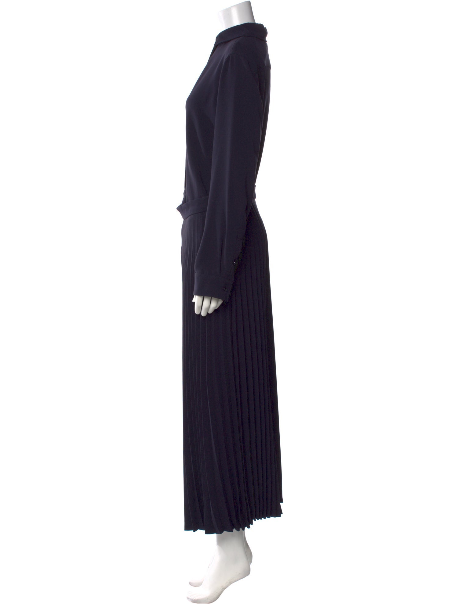 'S Max Mara Mock Neck Long Dress