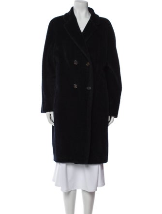 'S Max Mara Alpaca Faux Fur Coat