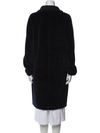 'S Max Mara Alpaca Faux Fur Coat