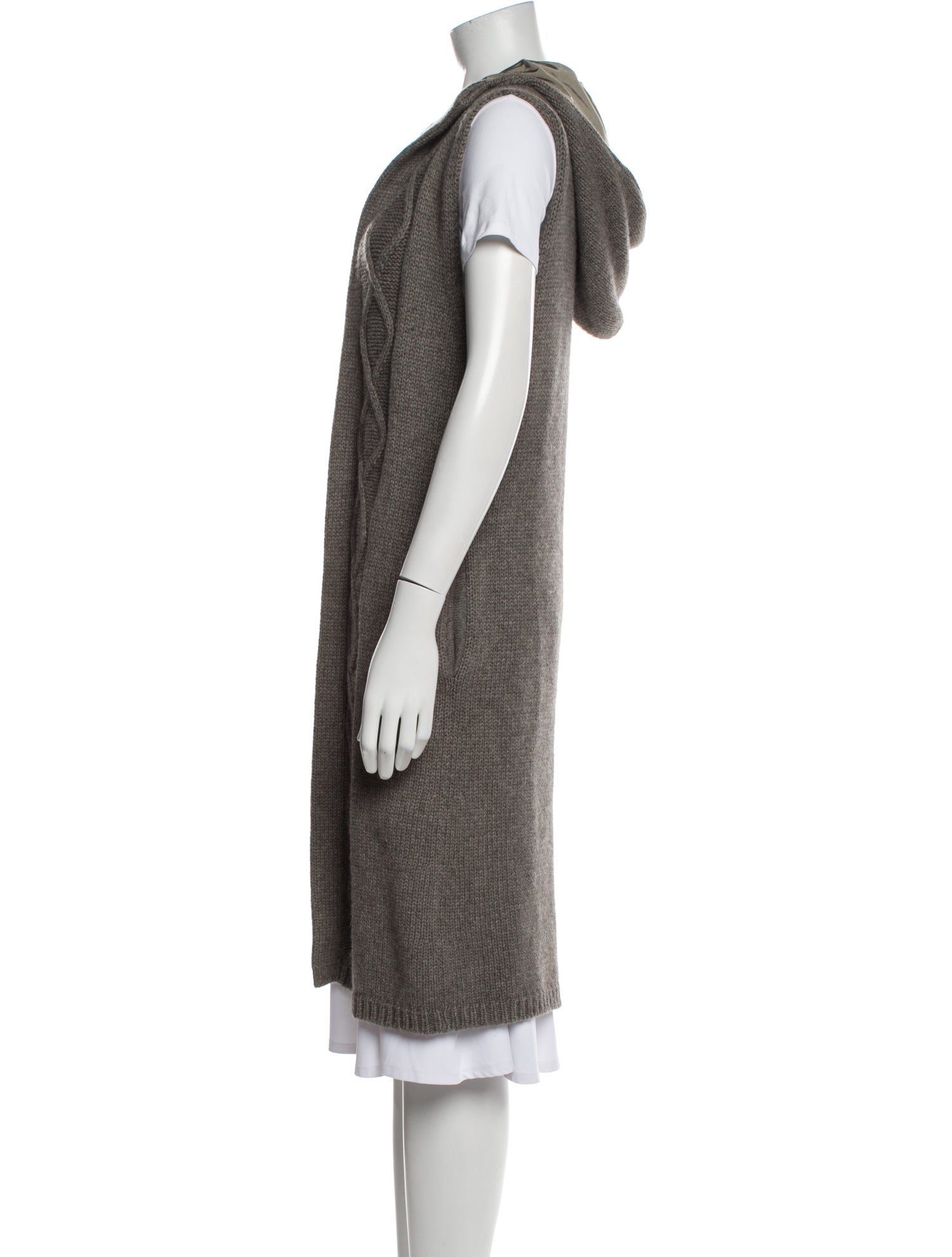 'S Max Mara Cashmere Open Front Sweater