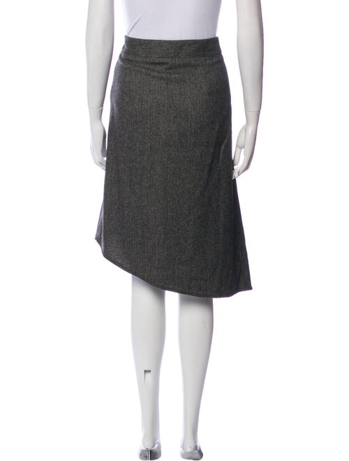 'S Max Mara Virgin Wool Knee-Length Skirt
