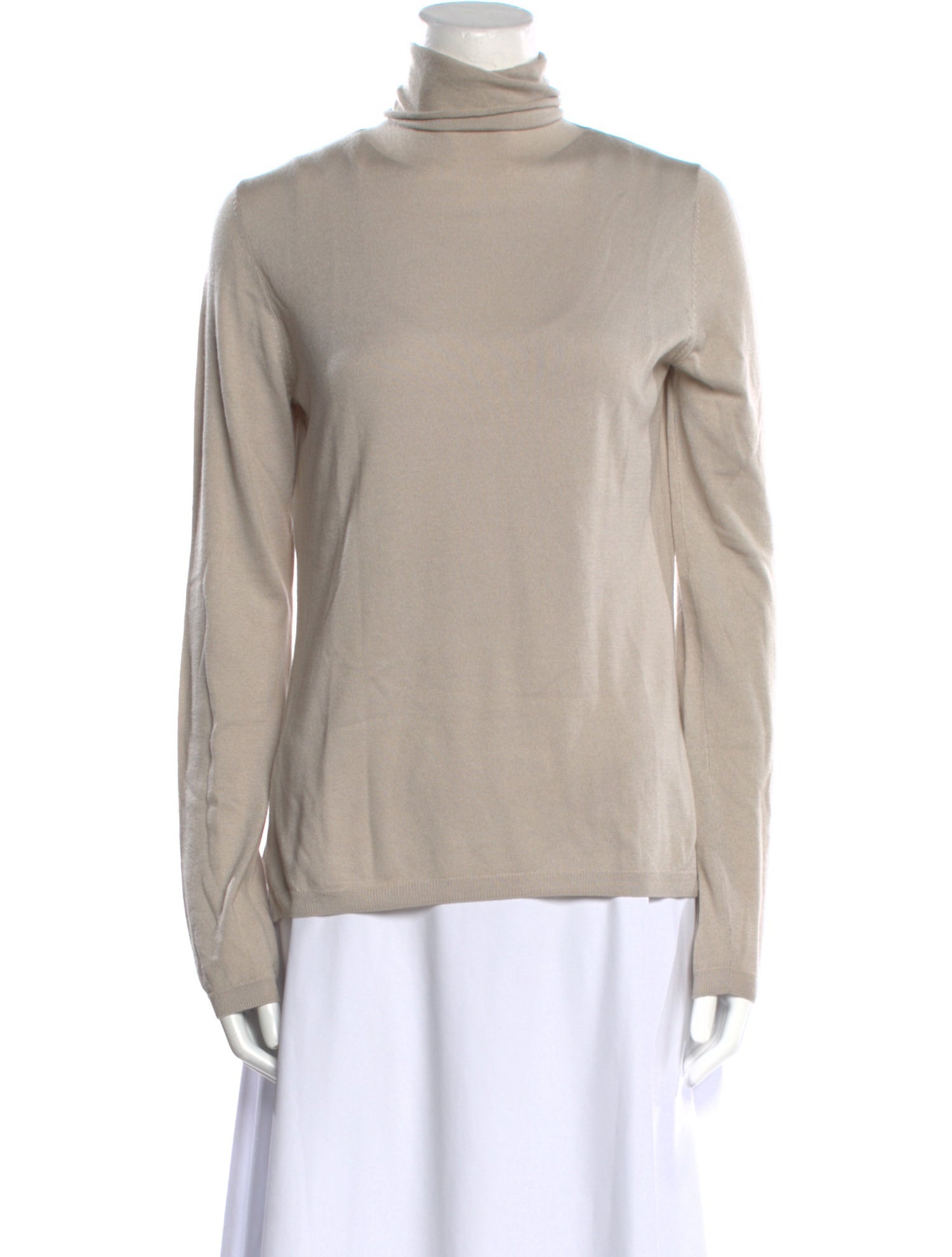 'S Max Mara Silk Turtleneck Sweater