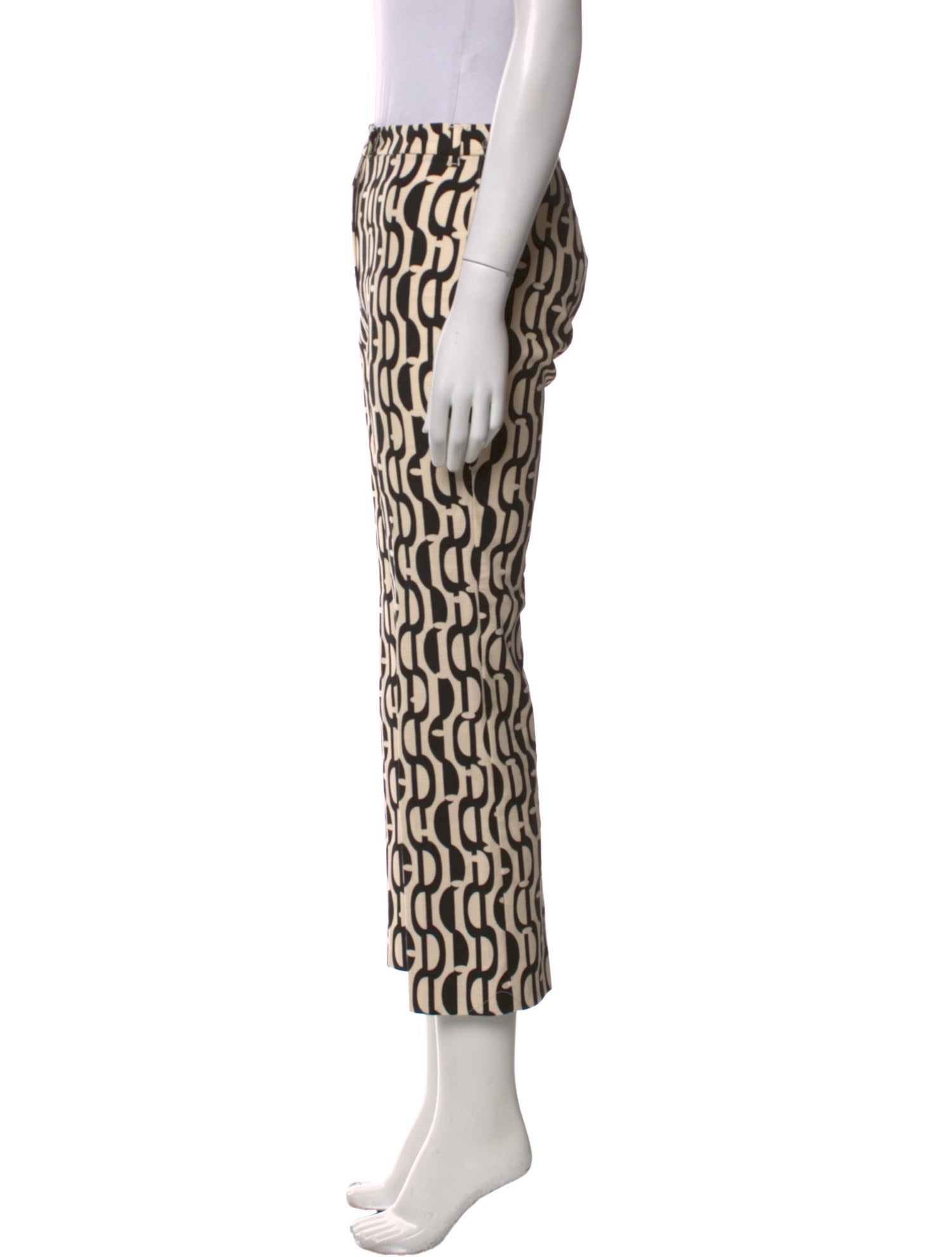 'S Max Mara Printed Straight Leg Pants