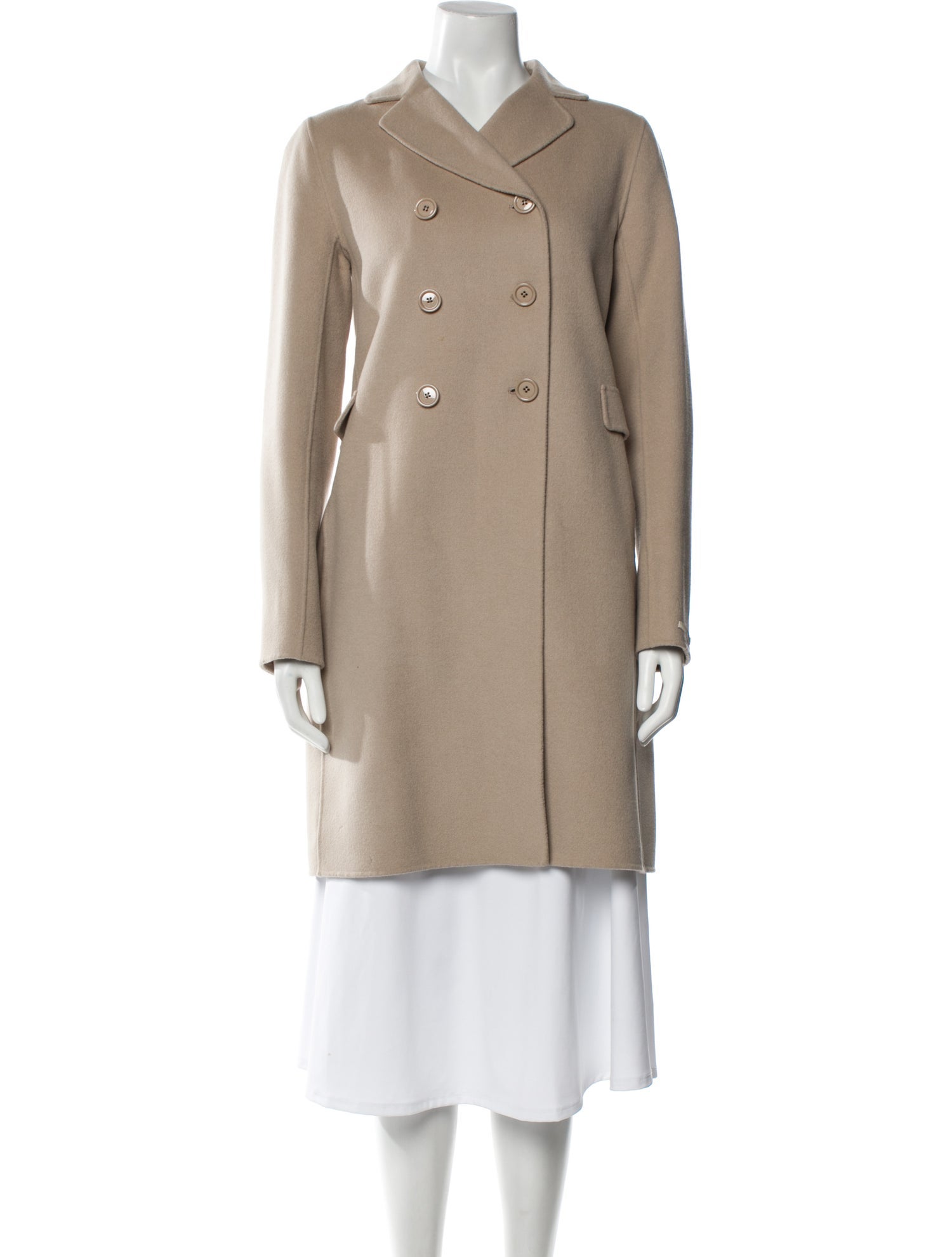 'S Max Mara Virgin Wool Peacoat