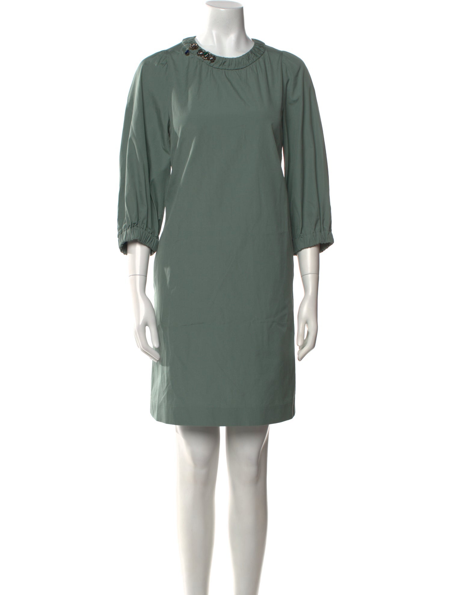 'S Max Mara Crew Neck Knee-Length Dress