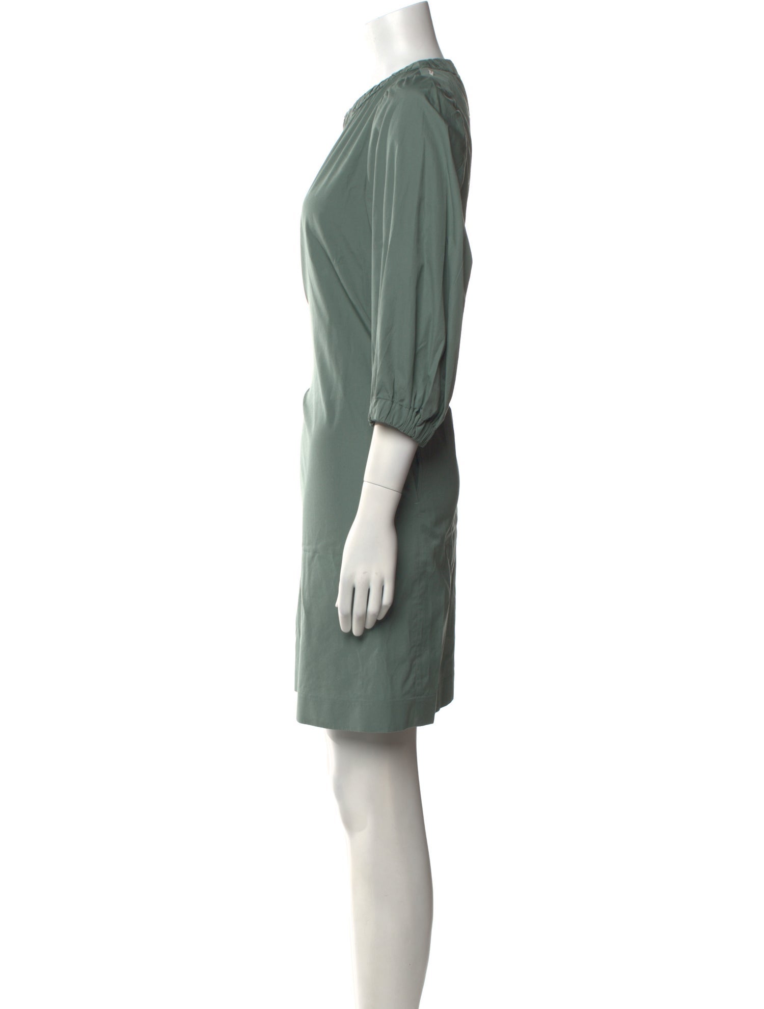 'S Max Mara Crew Neck Knee-Length Dress