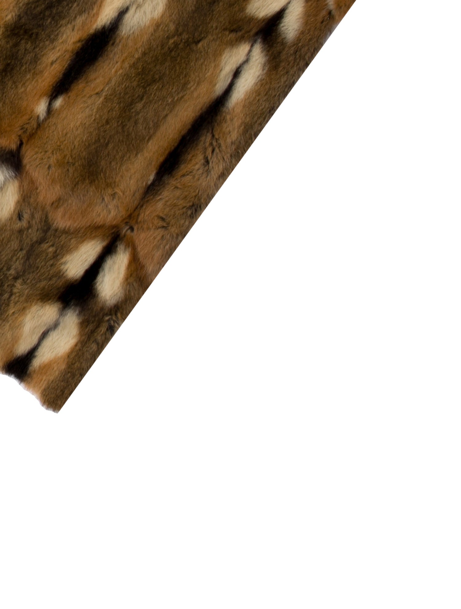 'S Max Mara Fur Animal Print Shawl