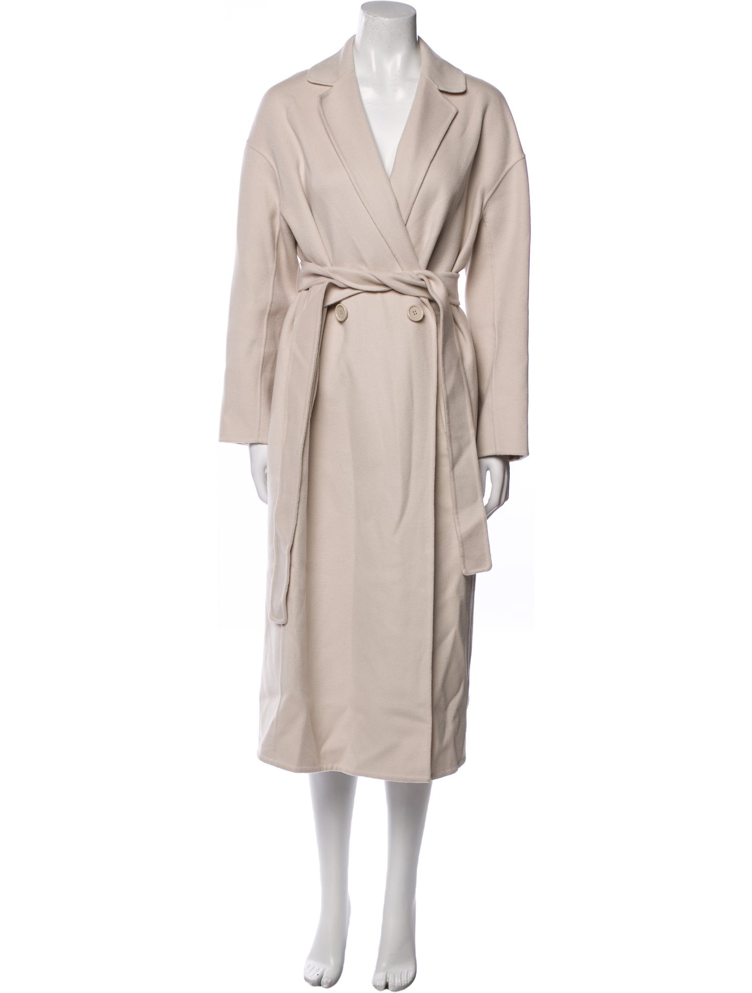 'S Max Mara Virgin Wool Trench Coat