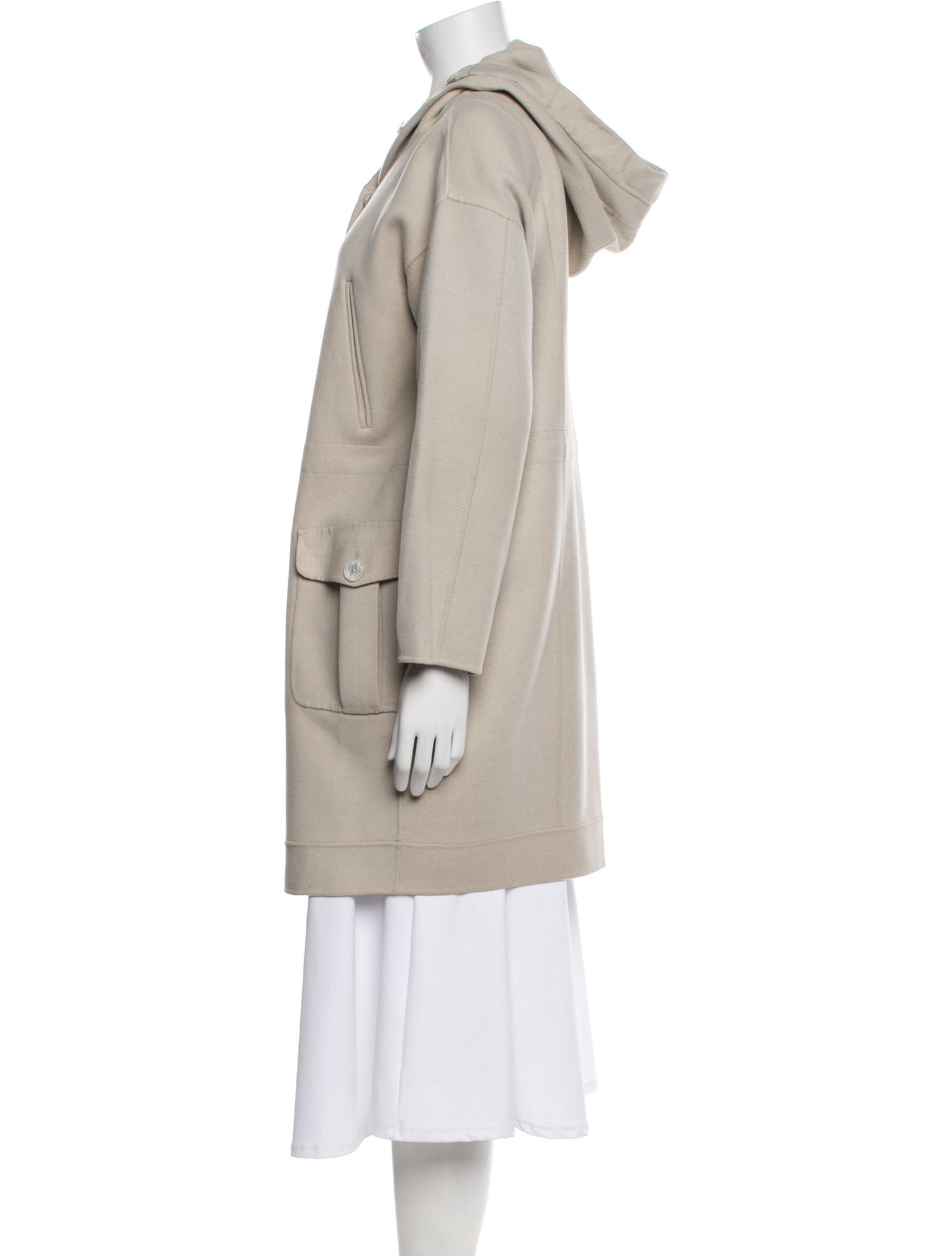 'S Max Mara Virgin Wool Trench Coat